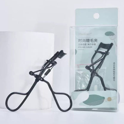 Waf Store Lebanon professional black stainless steel eyelash curler with ergonomic handle and silicone pad in box