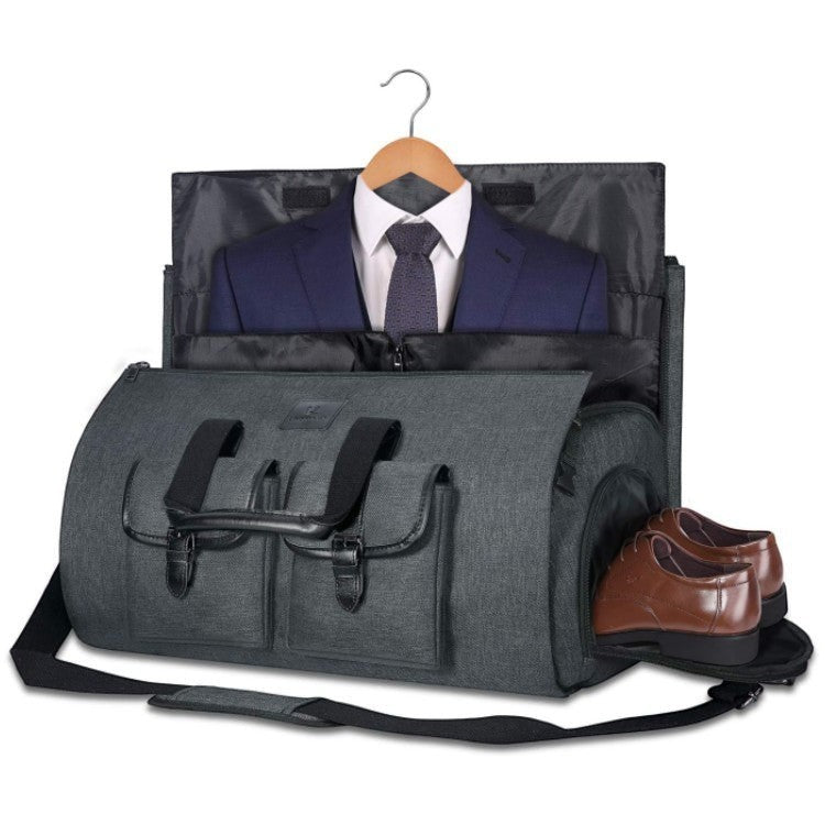 Waf Store Lebanon waterproof PU leather garment duffel bag with suit, tie, and shoe compartment for travel.