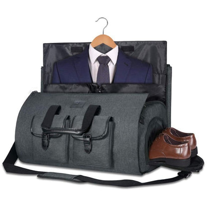 Waf Store Lebanon waterproof PU leather garment duffel bag with suit, tie, and shoe compartment for travel.