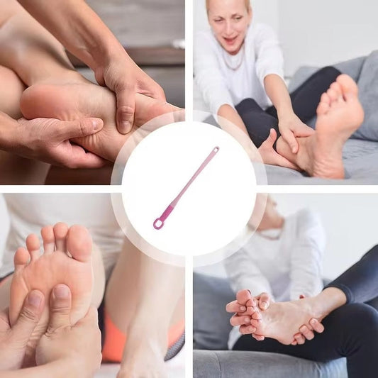 Waf Store Lebanon pink ergonomic toe cleaning brush for exfoliating feet and reaching narrow spaces between toes