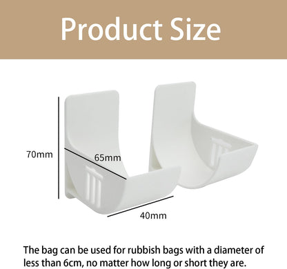 Under-sink garbage bag holder