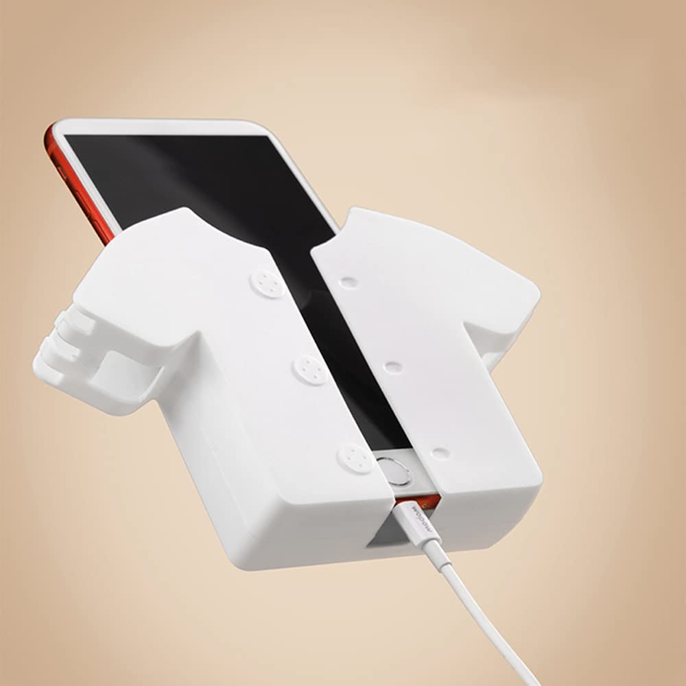 Wall mounted holder for remote controls and phones
