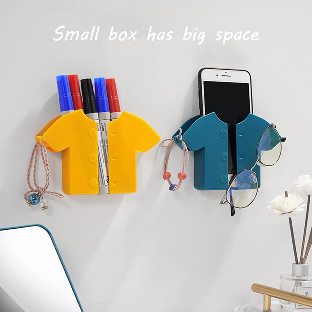 Self-adhesive wall storage rack box made of durable PP