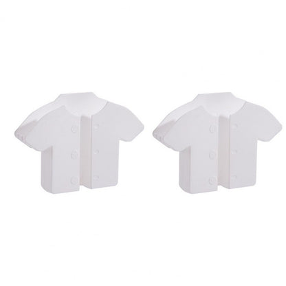 Wall mounted storage holder in white