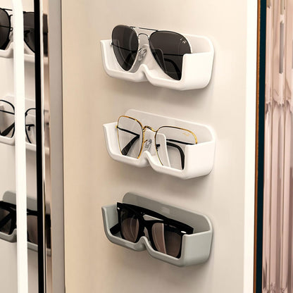 Wall mounted eyeglasses holder that keeps your glasses easy to find