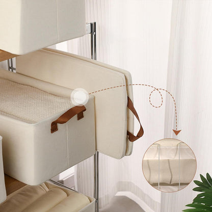Clothes storage box for closets