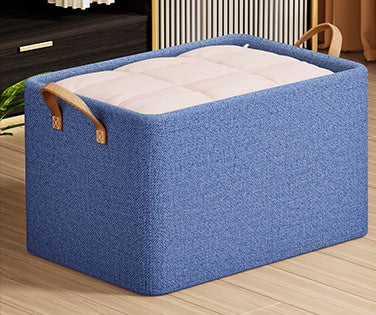 Wardrobe organizing box, XL in blue