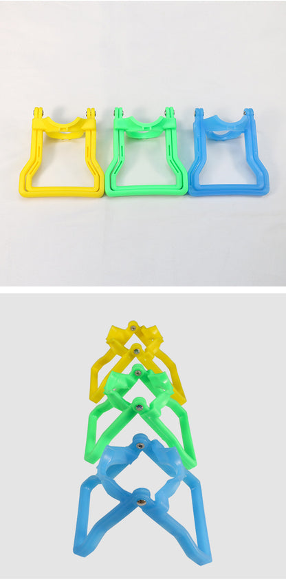 Water gallon lifting holder in blue, green and yellow