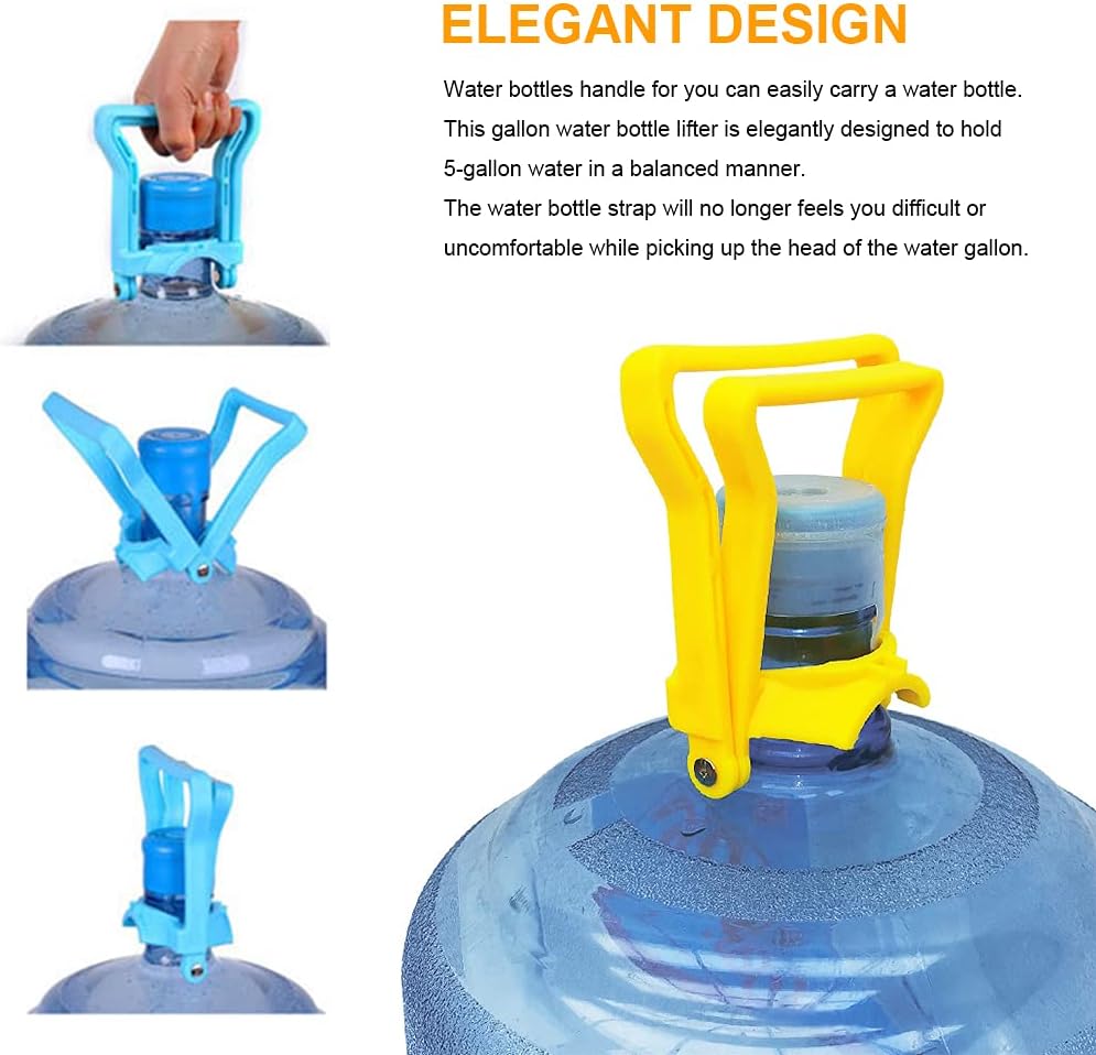 Bottle lifting handle that saves effort