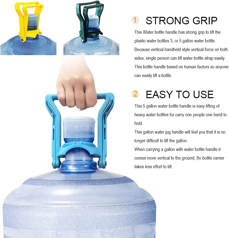 Multi-functional gallon handle