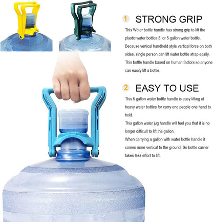 Multi-functional gallon handle
