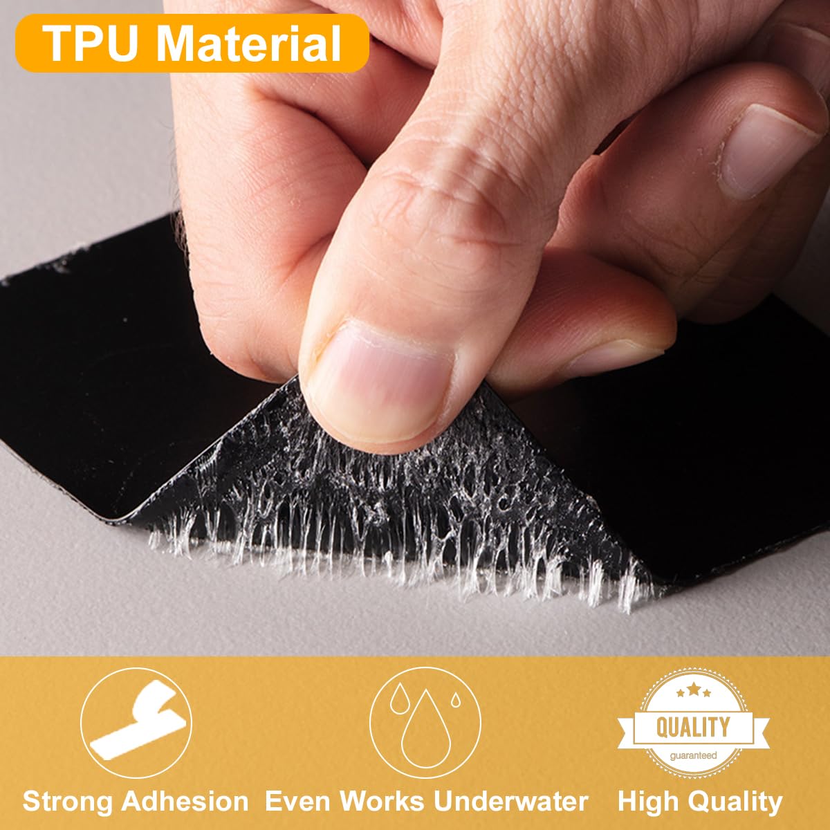 Waterproof patch tape for outdoor use