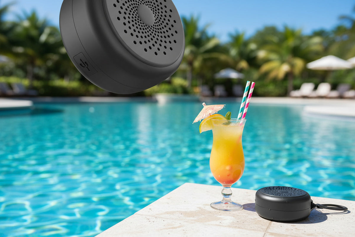 Waterproof Bluetooth shower speaker with strong suction cup