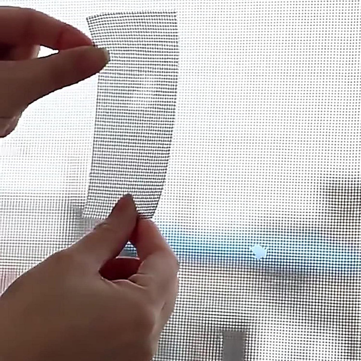 Waterproof screen patch for holes and tears