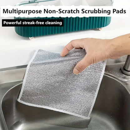 Wire mesh cleaning cloths