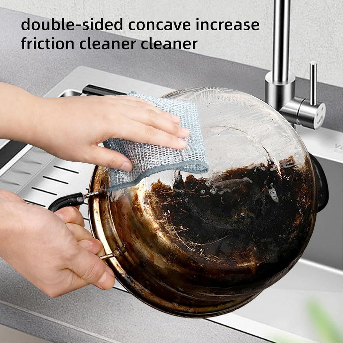 Quick-drying wire cleaning cloth