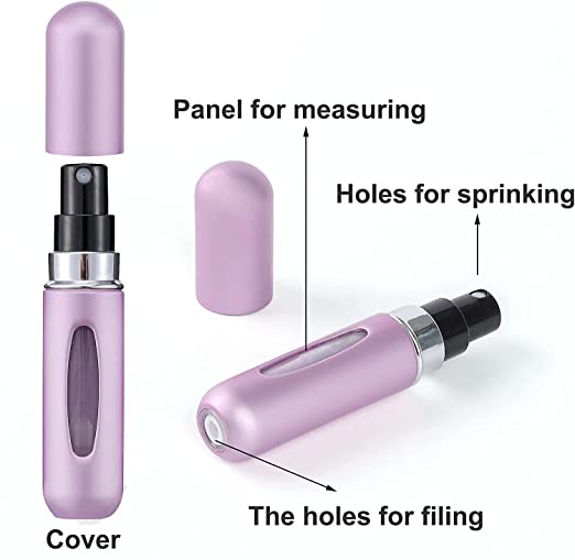 Portable Mini Refillable Perfume Empty Spray Bottle for Traveling and Outgoing 5ml