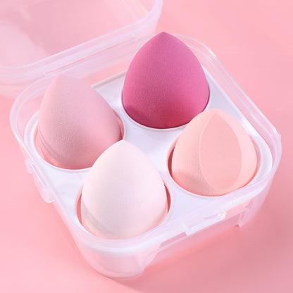 Makeup Sponge Set Beauty Blender Makeup Egg Shaped Sponges Blender Latex-Free