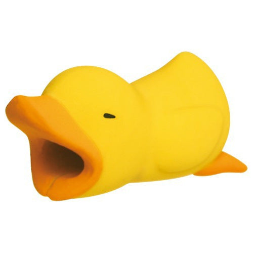 Animal cable protector, yellow duck