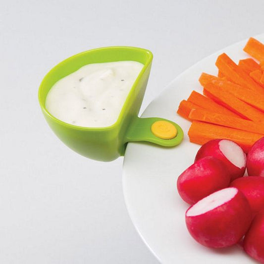 Dipping sauce clip in green