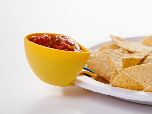 Dipping sauce clip in yellow