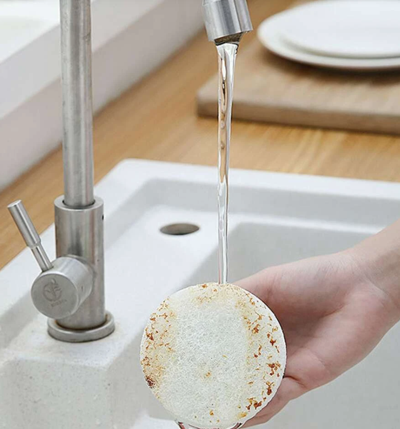 Soft brush dish scrubber, 8 x 7 cm