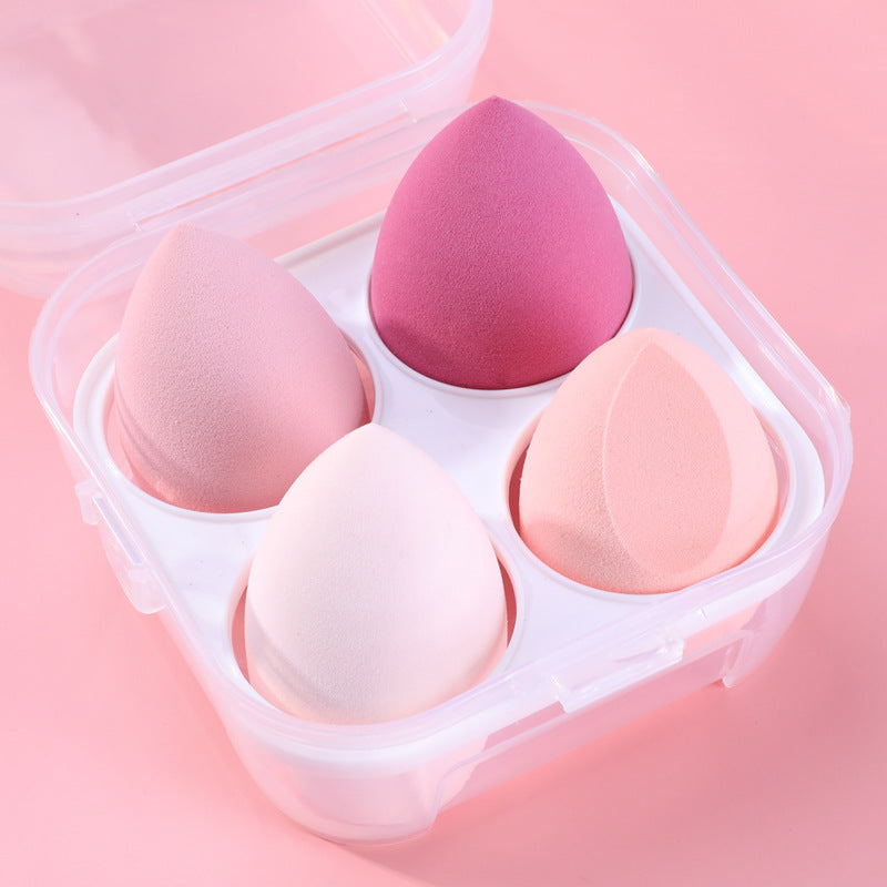 Makeup sponge set, 4 pack in pink