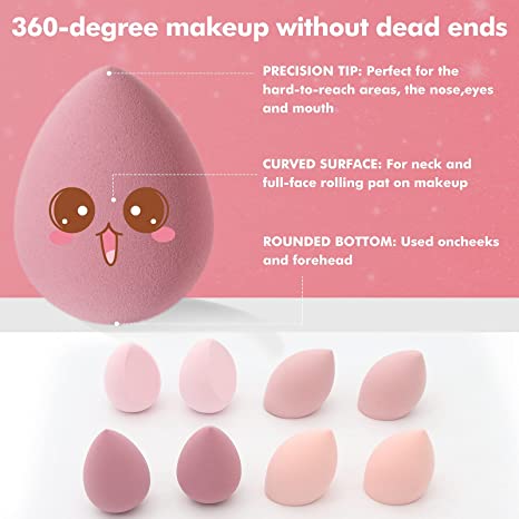 Beauty blender sponges for foundation and other cosmetics
