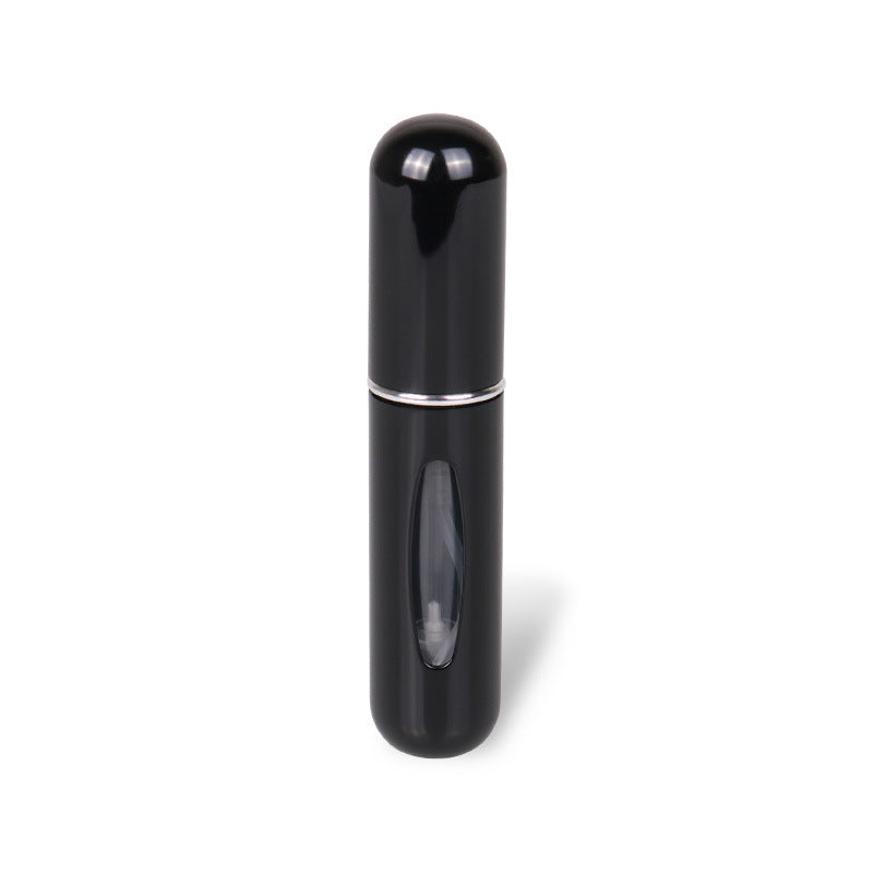Mini refillable perfume spray bottle 5ml in black