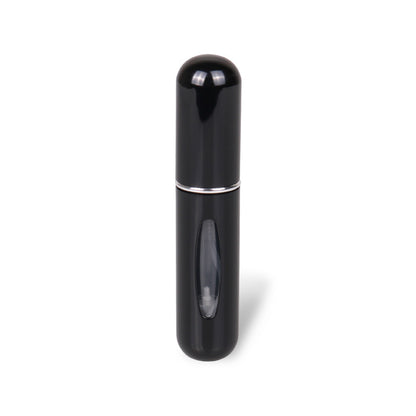 Mini refillable perfume spray bottle 5ml in black
